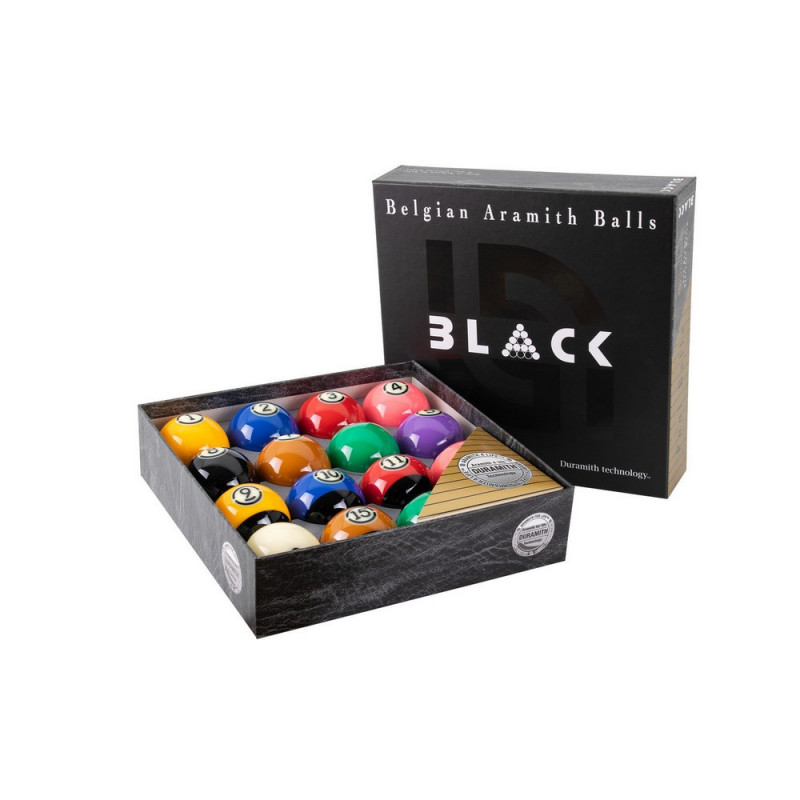 Boules De Billard Américain Zébrées - 57.0 Mm - Set Neuf Avec Monnayeur - Billard