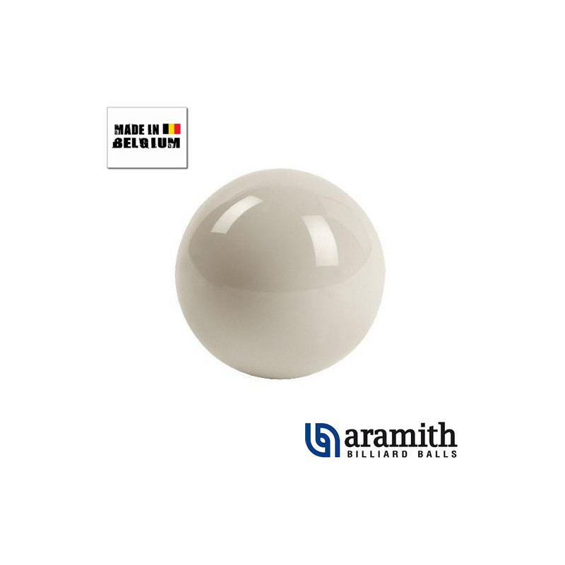 Bille blanche Aramith 57,2 mm