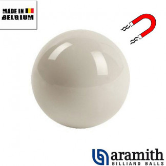 Bille blanche Magnetique Aramith 57,2 mm