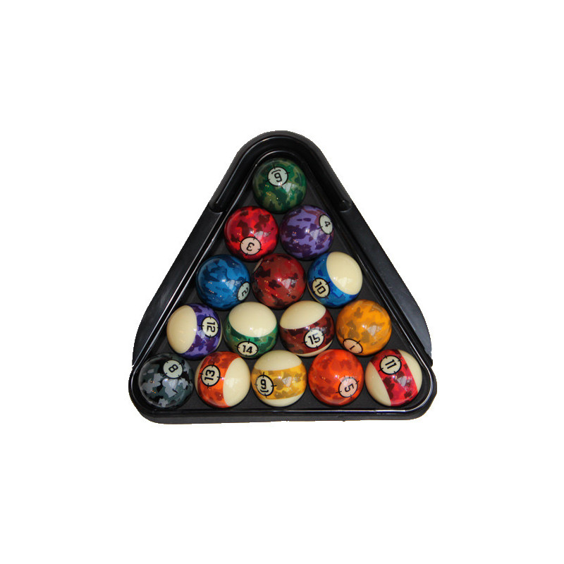 Triangle plastique Noir ( support) 57 mm