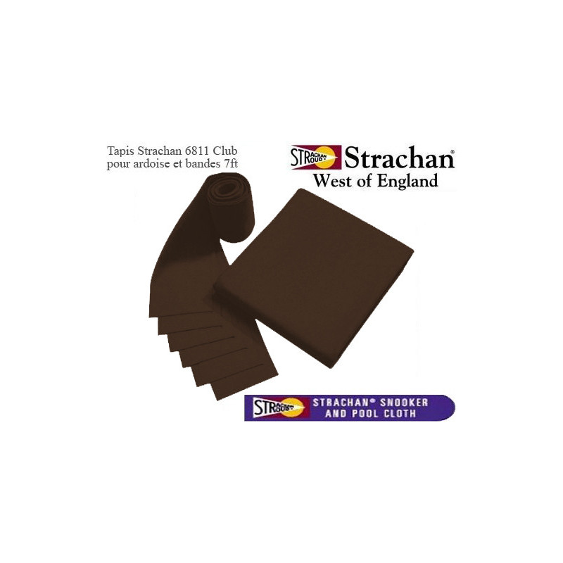Tapis Strachan 6811 WoE Pré Découpé 7ft Chocolat