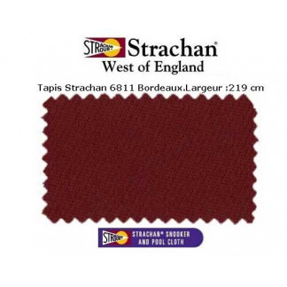 Tapis Pool Strachan 6811 WoE Bordeaux largeur 219 cm