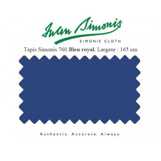 Tapis Simonis 760 165 cm bleu royal