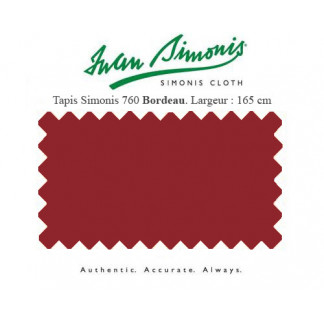 Tapis Simonis 760 165 cm bordeaux