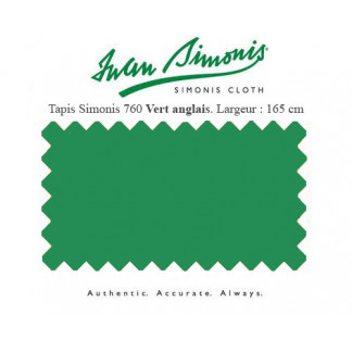 Tapis Simonis 760 165 cm vert anglais