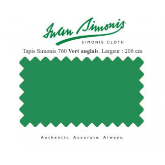 Tapis Simonis 760 206 cm vert anglais