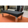 Housse coloris gris anthracite en lycra pour billard 10 ft