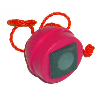 Porte-Craie boule caoutchouc rouge
