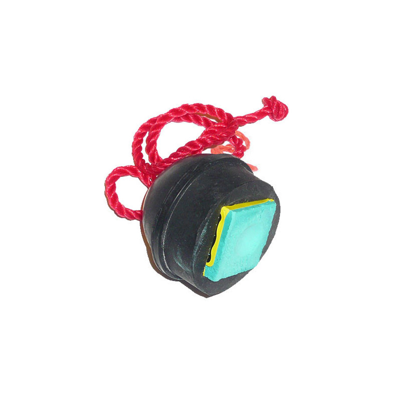 Porte-Craie boule caoutchouc noir
