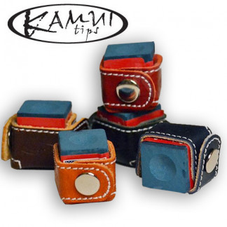 Porte-Craie Cuir Kamui Bleu