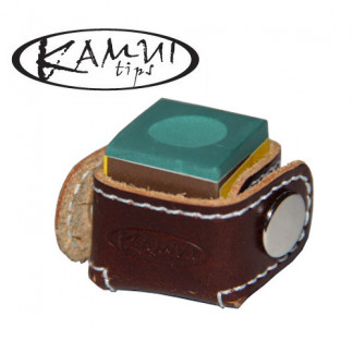 Porte-Craie Cuir Kamui Marron Foncé