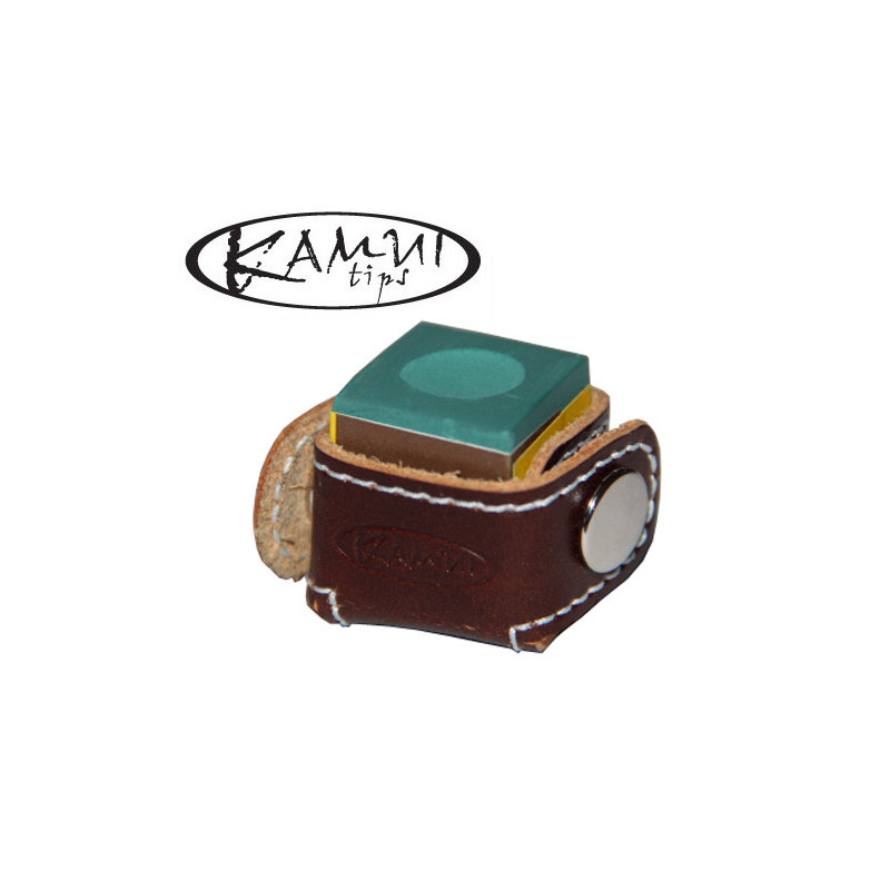 Porte-Craie Cuir Kamui Marron Foncé