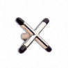 Reposoir en X laiton avec embouts plastique