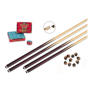 Kit d'accessoires de qualité supérieure pour table de billard - 32 pièces -  Bâtons de queues de billard - Ensemble de boules de pont (Kit-16) :  : Sports et Plein air