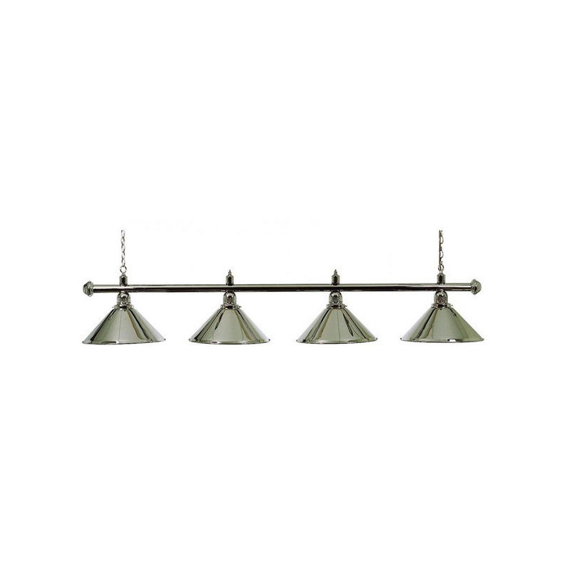 Luminaire 4 globes Argent