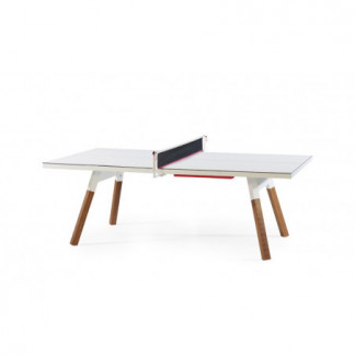 Table de ping pong convertible 220 coloris blanc