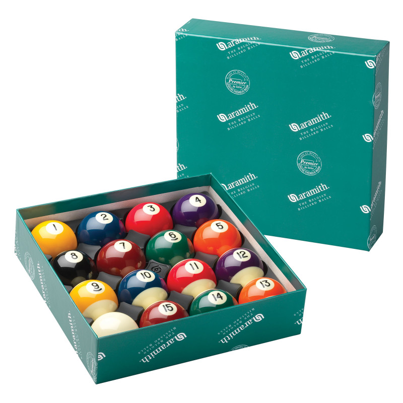 Set De 16 Boules De Billard Américain Professionnelles - Diamètre 50,8 Mm, Numérotées 1 à 15 + Bille Blanche