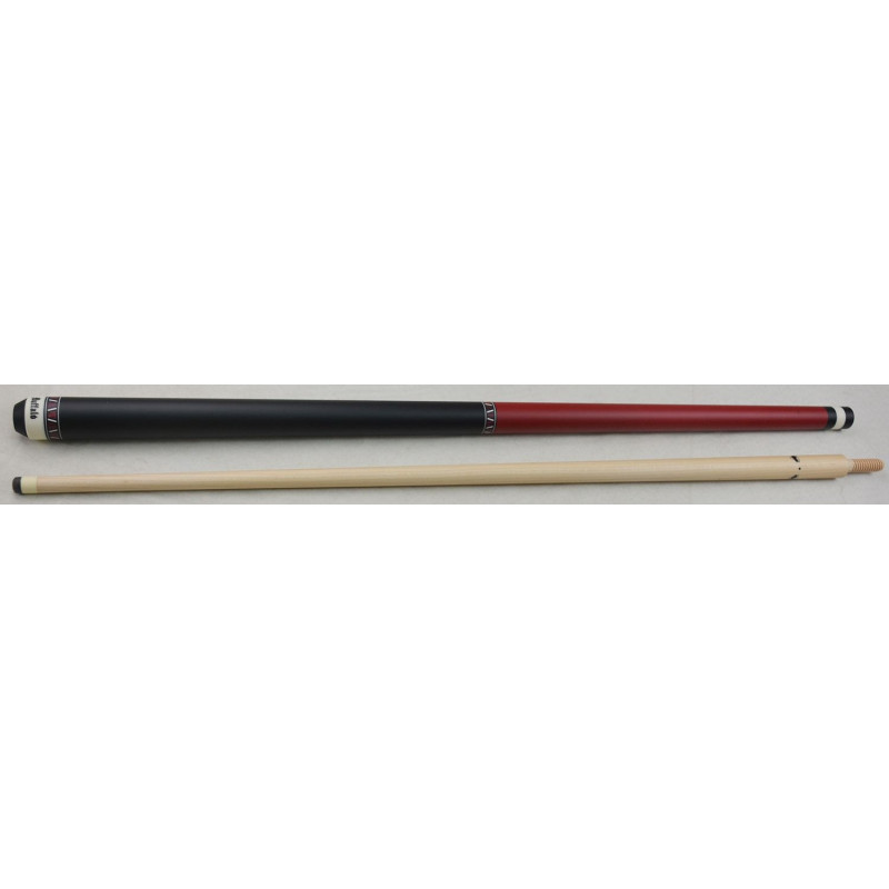 Queue De Billard 2 Parties 122 Cm – Bois & Cuir 12 Mm De Qualité