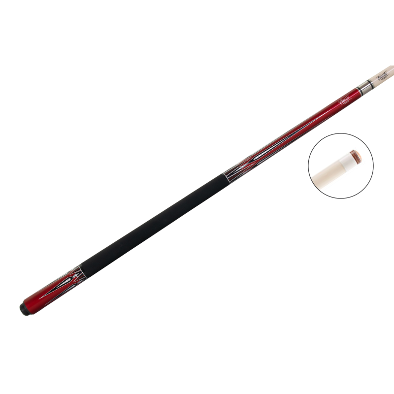 POWERGLIDE Queue de Billard ou de Billard | Original 1 pièce | Tige en peuplier avec Crosse Peinte | Longueur Junior 106,7 cm | Pointe 10 mm | Bleu