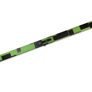 Boîtier Baize Master Patch Luxury Series vert et noir pour 2 queues Monobloc
