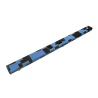 Boîtier Baize Master Patch Luxury Series bleu et noir pour 2 queues Monobloc