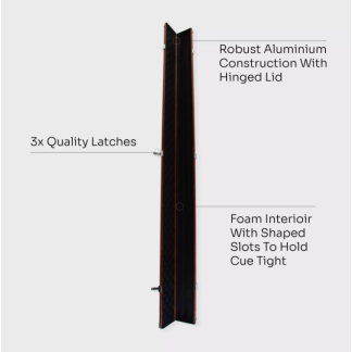 Boîtier Baize Master Pro Aluminium Series pour 2 queues Monobloc