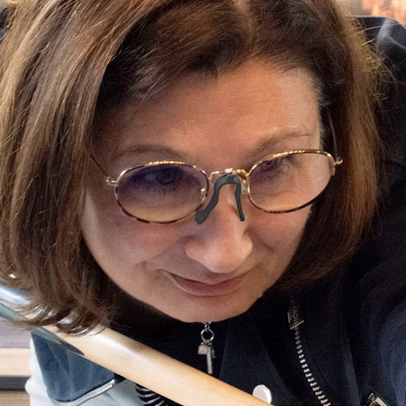 Support à lunettes Gamma Noir pour joueur de billard
