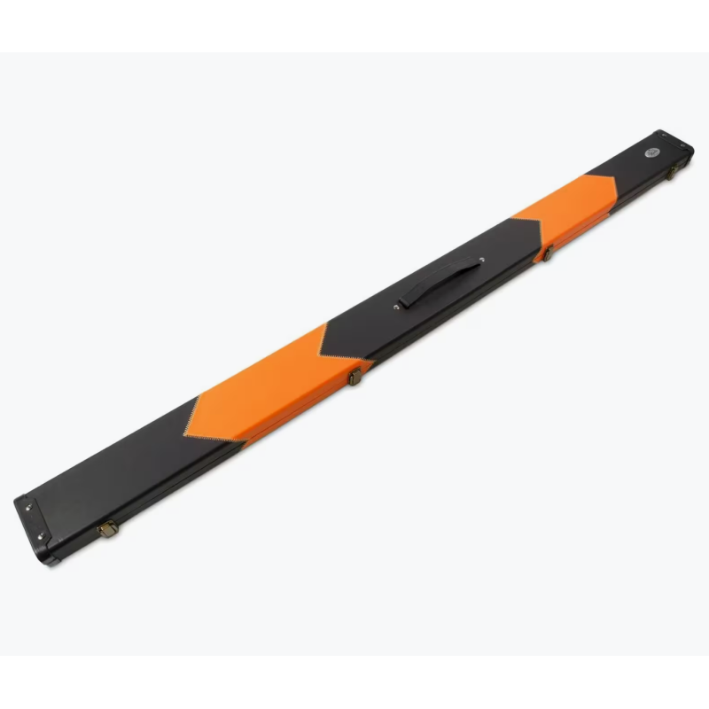 Boîtier Baize Master Arrow Series orange et noir pour 2 queues Monobloc