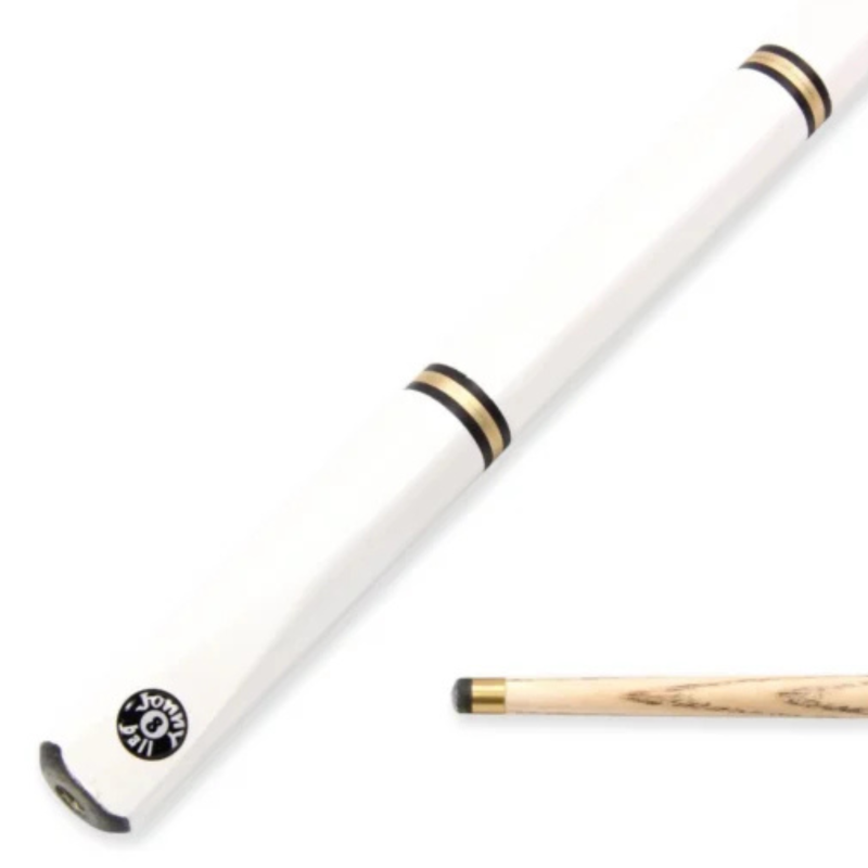 Queue de billard Jonny 8Ball Combi Blanche - 9mm Pool et Snooker