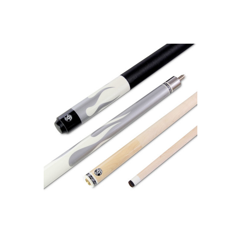 Queue de billard Américain Jonny 8Ball Silver Flame 1/2 - 11mm