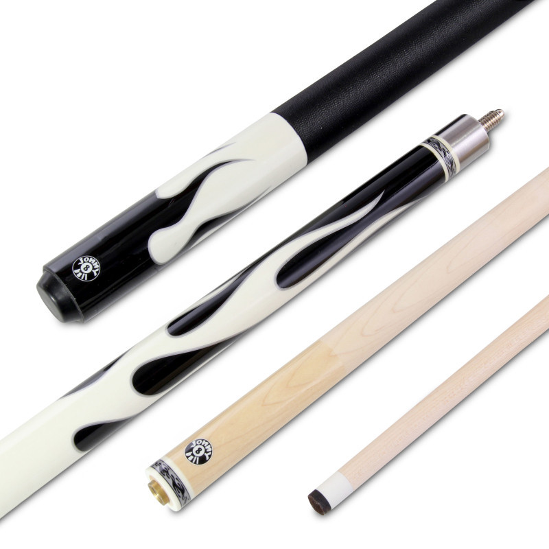 Queue de billard Américain Jonny 8Ball Black Flame 1/2 - 11mm