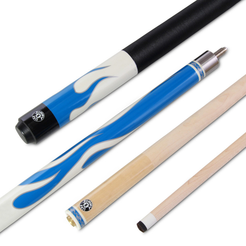 Queue de billard Américain Jonny 8Ball Blue Flame 1/2 - 11mm