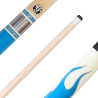 Queue de billard Américain Jonny 8Ball Blue Flame 1/2 - 11mm