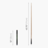 Queue de billard Jonny 8Ball Sniper Green 3/4 - 8mm Pool et Snooker