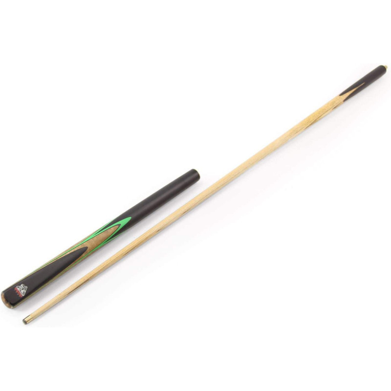Queue de billard Spartan Fury Green Conquest 145cm 1/2 - 9mm Pool et Snooker