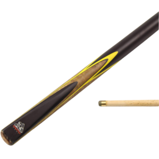 Queue de billard Spartan Fury Yellow Conquest 145cm 1/2 - 9mm Pool et Snooker