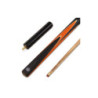 Queue de billard Baize Master Crucible Orange 3/4 - 9,5mm pool et snooker mini