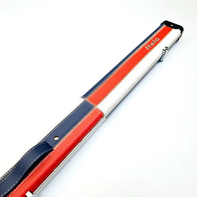 Boîtier Halo Rouge Blanc Bleu pour 2 queues Monobloc