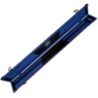 Boîtier Baize Master Luxury Bleu Royal pour queue 1/2