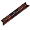 Boîtier Baize Master Luxury Rouge pour queue 1/2