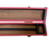Boîtier Baize Master Luxury Rouge pour queue 1/2
