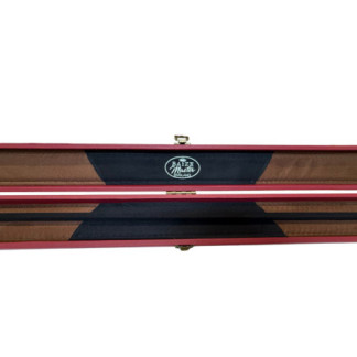 Boîtier Baize Master Luxury Rouge pour queue 1/2