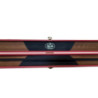 Boîtier Baize Master Luxury Rouge pour queue 1/2