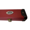 Boîtier Baize Master Luxury Rouge pour queue 1/2