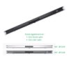 Boîtier Baize Master Prestige Noir Satin pour 2 queues monobloc