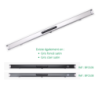 Boîtier Baize Master Prestige Gris clair Satin pour 2 queues monobloc