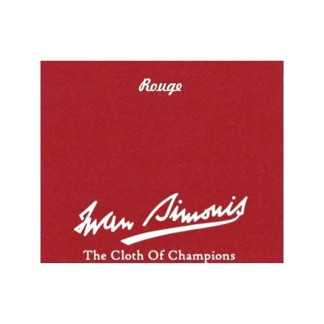 Tapis Simonis 300 coloris Rouge largeur 170 cm