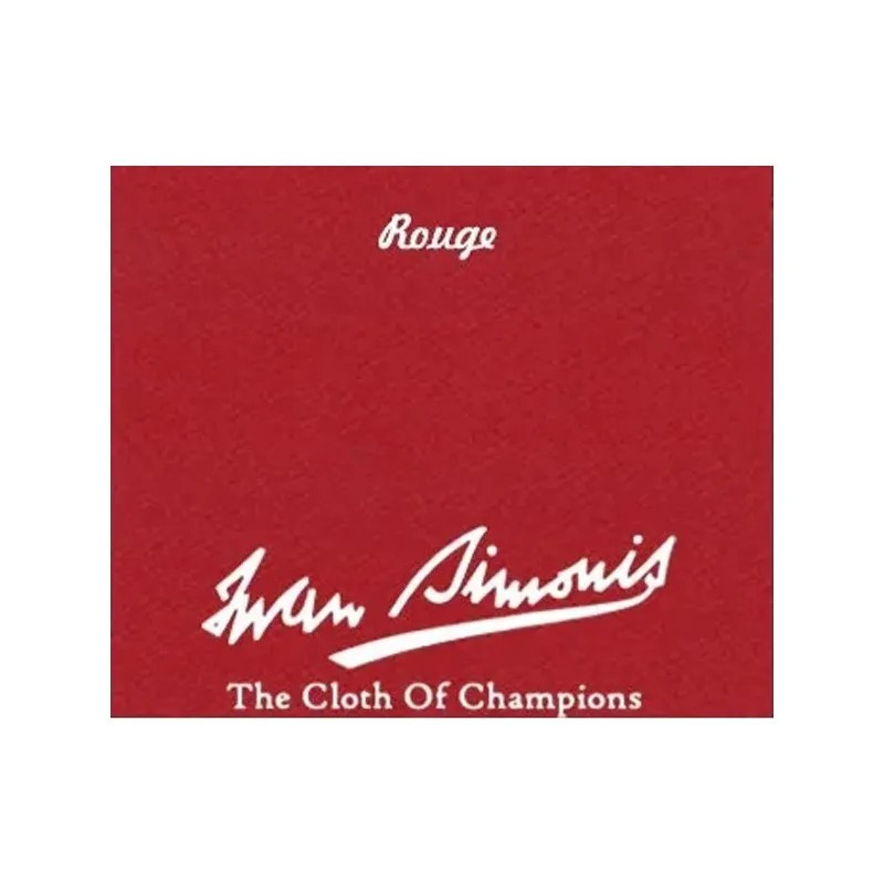 Tapis Simonis 300 coloris Rouge largeur 170 cm