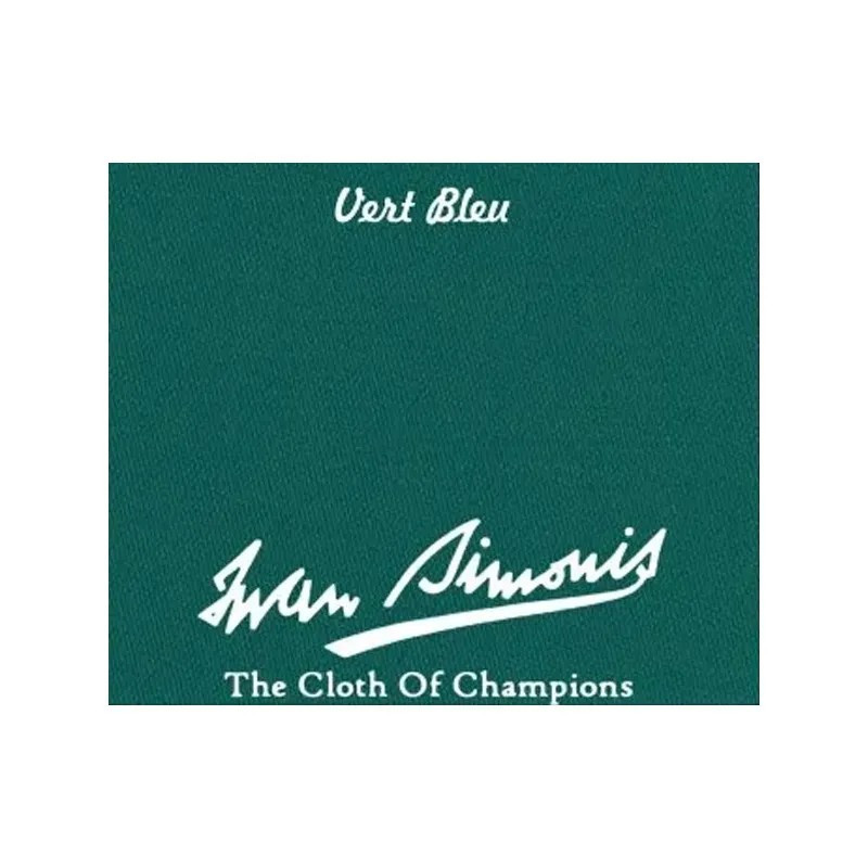 Tapis Simonis 300 coloris vert-bleu largeur 195 cm