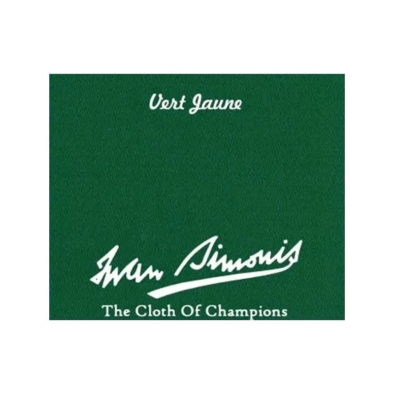 Tapis Simonis 300 coloris vert-jaune largeur 195 cm